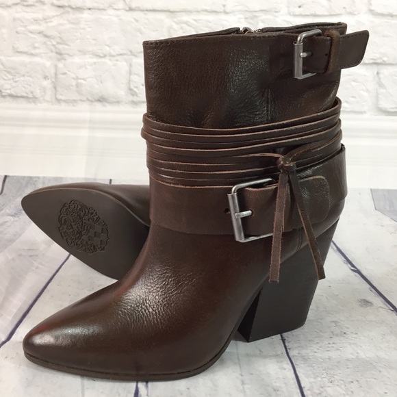 Vince Camuto Shoes - Women's Vince Camuto leather Rhiannon ankle bootie